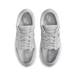 Кроссовки Jordan 1 Low OG Metallic Silver PS, серебряный - фото 4