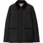 Burberry Приталенное пальто на пуговицах, Black - фото