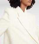 Хлопковый смокинг malek в полоску Khaite, нейтральный - фото 4