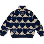Куртка Heart pattern Fleece Jacket HUMAN MADE, синий - фото 5