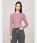 Блуза Slim fit Tommy Jeans, красный - фото