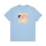 Футболка Supreme Mouse Tee, Powder Blue - фото