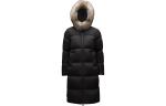 Пуховик женский черный Moncler - фото