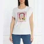 Футболка стандартного кроя Liu Jo, белый - фото