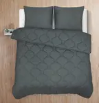 Одеяло 2 в 1 140 x 200 см - можно стирать без чехла - Антрацит DoubleDry - фото 2