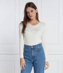 Свитер Slim fit Guess Jeans, бежевый - фото 3