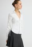 Блуза adL Button-down blouse, White /White - фото 5