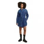 Платье G-Star Belted short sleeve short, синий - фото 4