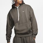 Худи Nike Lab Premium Hoody Embroidery Logo Grey, серый - фото 3