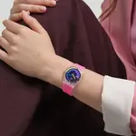 SWATCH Часы Unisex Purple Watch SO28K111, Purple Watch Dial - фото 4