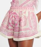 Подводные шорты Barocco из вуали Versace, Eggshell + Dragonfruit - фото 4