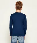 Лонгслив regular fit Guess, темно-синий - фото 3