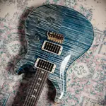 PRS Custom 24 10 Top - Потертый синий кит - фото 24