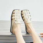 Римские сандалии женские Gemeiq, бежевый - фото 5