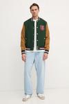 Куртка-бомбер из смеси шерсти Gant, зеленый - фото 3