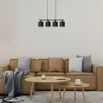 Подвесной светильник ANIKA E14 Paco Home, черно-белый - фото 6