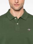 Рубашка поло с короткими рукавами Gant, зеленый - фото 4