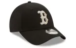New Era Бейсболка унисекс черная, Black - фото 4