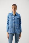 Джинсовая куртка PCSKY POCKET JACKET Pieces, цвет medium blue denim - фото