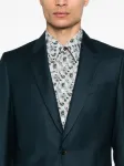 Твиловый костюм Paul Smith, синий - фото 4