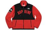 Куртка унисекс Supreme Х The North Face, красный/черный - фото