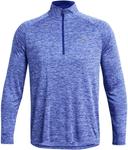 Футболка Under Armour Men's Tech 2.0 ½ Zip, Royal/Graphite - фото 4