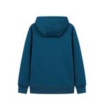 Свитер унисекс синий, с ожерельем Mizuno, синее ожерелье - фото 4