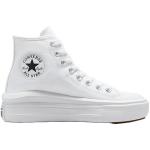 Кеды Converse Chuck Taylor All Star Move Hi, белые, унисекс - фото