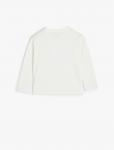 Koton Лонгслив в белом цвете - фото 2