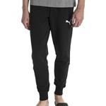 Брюки essentials sweat tracksuit pant 'black white' Puma, черный - фото 3