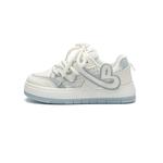 Кроссовки Forever 21 Skateboarding Shoes Women's Low-top, бежевый/синий - фото
