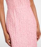 Платье Sharon из сирсакера Emilia Wickstead, Matte Pink - фото 5