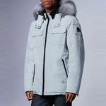 Пуховик мужской серый Moose Knuckles - фото 5