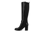Ботинки Journee Avalonn Riding Boot, Black Synthetic - фото 4