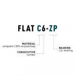 Педали Acid Flat C6-ZP, красный - фото 4