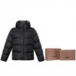 Burberry Пуховик унисекс черный, Black - фото 11