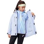 Детские пуховики/жилеты Asics, фиолетовый - фото 7