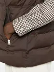 Стеганый жилет на молнии Herno, коричневый - фото 5
