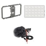 SmallRig Universal Mobile Phone Cage with Compact RGB LED Light - фото