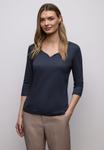 STREET ONE Лонгслив 'Ada' в цвете Navy - фото 2