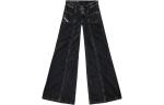 D Akii 068HN Bootcut Jeans DIESEL, черные - фото