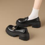 ZHR Женские лоферы черно-белые - фото 5