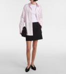 Мини-юбка из крепа Toteme, черный - фото 2