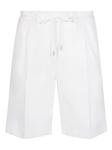 Шорты из хлопка ASPESI, белый - фото