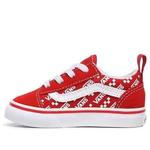 Кроссовки logo repeat elastic lace old skool red Vans, красный - фото