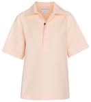 Хлопковый топ-поло Bottega Veneta, Macaroon - фото