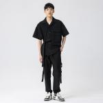 Брюки-карго унисекс черные Xinyinsu, черный - фото 6