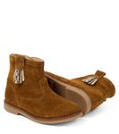 Замшевые ботильоны Pom d'Api, Velours Oily Tabacco - фото 6