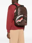 Рюкзак с рисунком акулы Sprayground Kid, коричневый - фото 2