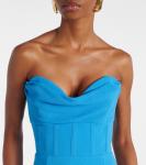 Платье без бретелей Skyla Rebecca Vallance, Bright Blue - фото 4
